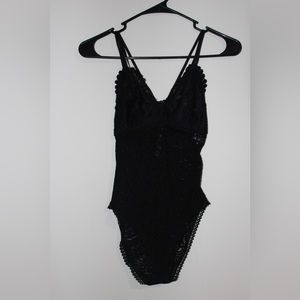 Aerie Black Lace Bodysuit